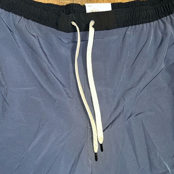 SONOMA Swim Trunks Men’s XL Blue Side pockets zippered back pocket drawstring - Picture 10 of 16